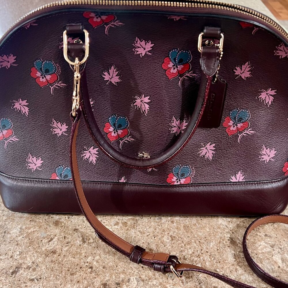 Coach Purse Sierra Satchel in Wildflower Print F11919 - Used